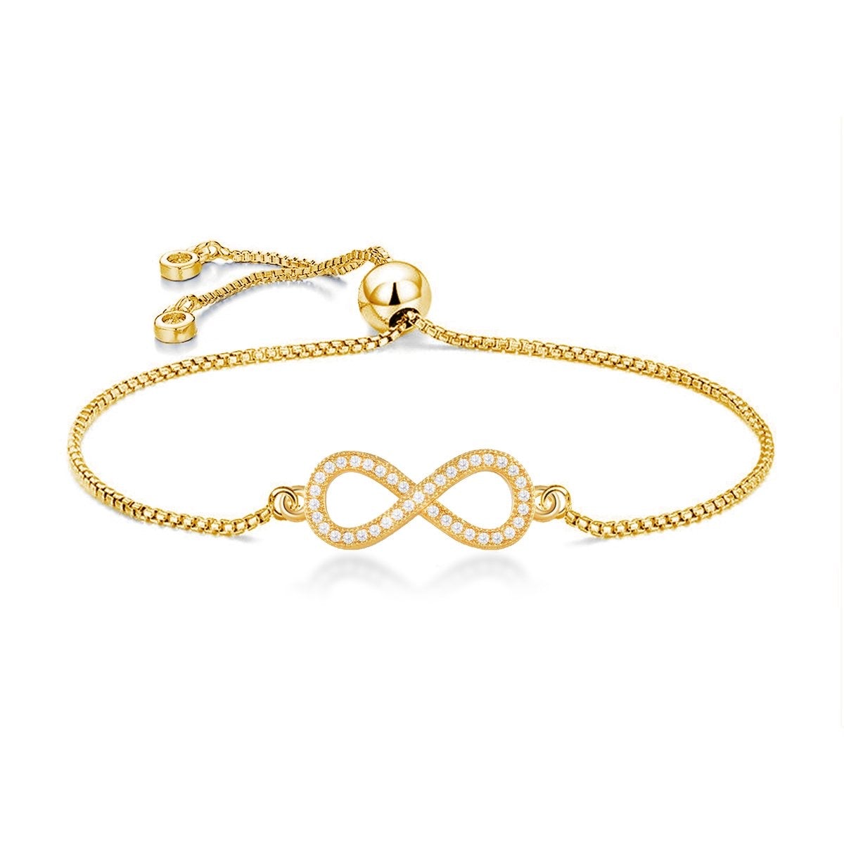 Infinity Bracelet in 14k Gold